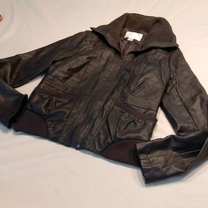S/P Pleather soft jacket by Xhiliration black NICE
